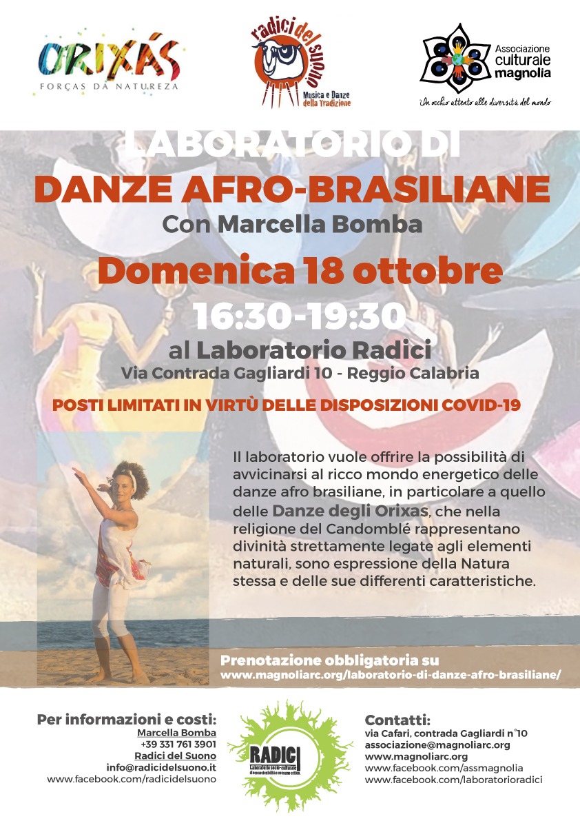 Laboratorio di danze Afro-Brasiliane